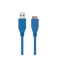 Cable USB 3.0 a Micro USB 3.0 Tipo B  M/M / 1m / Nanocable 10.01.1101-bl
