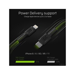 Cable datos Type-C a Lightning (iphone/ipad) Mfi Certificado/ 1m / KABGC07 / Greencell