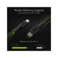 Cable datos Type-C a Lightning (iphone/ipad) Mfi Certificado/ 1m / KABGC07 / Greencell