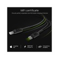 Cable datos Type-C a Lightning (iphone/ipad) Mfi Certificado/ 1m / KABGC07 / Greencell