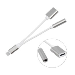 Cable datos Type-C a Lightning Iphone / 1m / 5a / Nb1228 / Carga Rapida PD / Blanco / One+