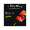 Cable datos USB 2.0 a Lightning Iphone 5-12 / 2m / 2.4a / Led Blanco / KABGC12 / Greencell