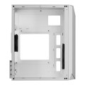 ÷ Caja microatx gaming mars gaming mc-s1 white frontal argb ventilador traser frgb ventana lateral sin