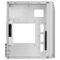 ÷ Caja microatx gaming mars gaming mc-s1 white frontal argb ventilador traser frgb ventana lateral sin