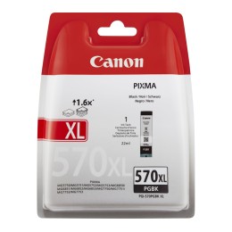 ÷ Tinta original canon pgi570 xl negro 22ml - caja seguridad