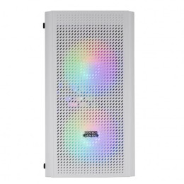 ÷ Caja microatx gaming mars gaming mc300 white frontal mesh 3xventiladores 120mm rgb lateral de crista